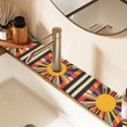 thumbnail image 2 of Yayeee Faucet Mat for Kitchen Sink 14.7" Diatomite Long Splash Guard Pad, Geometric Sun, 2 of 7