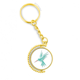 thumbnail image 1 of Geometric Abstract Bird patron de origami Anillo de oro de metal llavero llavero, 1 of 3
