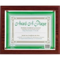 Nudell NUD18813M 13 x 10.50 in. Woodgrain Award-A-Plaque Frame - Mahogany