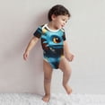 thumbnail image 4 of Rocae Adorable Blue Baby Dragon for Baby Cotton Short-Sleeve Bodysuits for Unisex Onesies Bodysuit-3 Months, 4 of 7