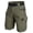 Green, variant on Men's Summer Tactical Cargo Shorts Loose Fit Training Shorts with Officer Print Quick Dry Outdoor Shorts for Daily Wear - COMPASS Gray 2XL