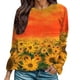 thumbnail image 1 of Gibobby Sudadera de mujer Sudadera de manga larga con cuello redondo para mujer(Amarillo,XL), 1 of 5