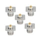 thumbnail image 5 of Adaptador de montaje en panel de latón de 4 orificios, copa de soldadura con brida, conector Coaxial RF SL16‑KFD‑3, 5 uds., 5 of 14