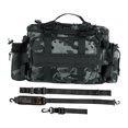 thumbnail image 1 of guohui Case Tackle Bag Storage Organizer Waterproof Shoulder Strap Rod Holder Reel Gear Gray, 1 of 8