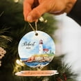 thumbnail image 2 of Coastal Lighthouse Ornament Coastal Lighthouse Christmas Ornament 2025, Personalized Lighthouse Ornament with Name and Year, Gifts for Sea Lover, Custom Lighthouse Ornament Xmas To3VYb, 2 of 6