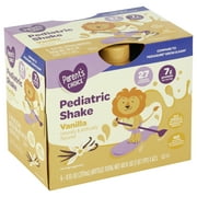 (2 pack) Parents Choice Pediatric Shake, Vanilla, 8 fl oz Bottle, 6 Shakes