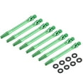 thumbnail image 1 of Uxcell 8Pcs Ejes de Dardos de Aluminio con Rosca 2BA, Accesorios de Reemplazo con Anillos de Goma para Punta de Acero, Verde 45mm, 1 of 5