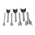 thumbnail image 2 of Poinçonneuse Outils de Sangle, 7pcs / Set Cuir Bricolage Poinçonneuse Demi-Rondcutter Fonctionnalité Polyvalente, 2 of 14