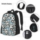 thumbnail image 3 of Disketp Football Soccer Ball Mochila Estampada de Gran Capacidad con Lonchera y Estuche, Set de 3 Piezas para Estudiantes, 3 of 7