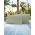 thumbnail image 6 of Outdoor Pillows Waterproof, Polka Dots Bedding Throw Pillows with Insert for Couch Sofa Bed, Modern Speckles Minimalist Sage Green 12x20 Inch Pillowcases Decorative Camping Patio Pillow Set of 2, 6 of 8