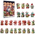 thumbnail image 1 of Calendrier de l'Avent de Noël 2024 Ensemble de Compte à Rebours Festif Décoration 2D Maison Bébé Style Plat Célébration d'Hiver, 1 of 7