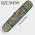 thumbnail image 3 of Yayeee Double Oven Mitt Kitchen Heat Resistant Baking 35" x7" Quilted Glove, Green American Footballs, 3 of 6
