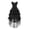 Black, variant on Role Play Pirate Steampunk Bustier Corset with Tulle Skirt for Women Pink 6XL