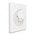 thumbnail image 3 of Stupell Industries Cozy Sleeping Unicorn Nighttime Moon Delicate Stars Graphic Art Gallery Wrapped Canvas Print Wall Art, Design by Sweet Melody Designs, 3 of 7