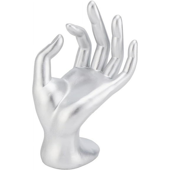Hand Jewelry Display Holder OK Shape Hand Bracelet Ring Organizer Jewelry Stand Watch Ring Jewelry Showcase Storage for Bracelets Photo Props Home Decoration 2.76 x 3.54 x 6.30 Inches