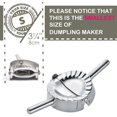 thumbnail image 2 of Best Utensils - Molde para ravioles de acero inoxidable, Pierogi, para hacer bolas de masa hervida, cortador de masa para repostería, accesorios de cocina (S: 3 1/4 pulgadas) Vhermosa LXY177-1, 2 of 7