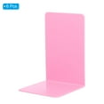 thumbnail image 3 of Uxcell Acrylic Bookends, 6 Pack L-shaped Book Ends for Shelves Desktop Bookshelf Magazine Organizer Holder, Pink, 3 of 6