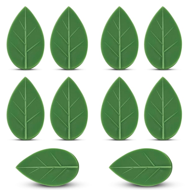 Matsuzay 10 piezas de abrazaderas autoadhesivas para plantas, accesorio de escalada en pared, soportes de tallo de vid, organizador de cables Almacenamiento y organización del hogar