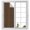 Dark Brown, variant on Window Privacy Film Dark Brown Rattan Stained Glass Window Film Decorative Sun Block Window Cover Vintage Abstract Wicker Texture Window Clings Static Adhesive Sticker for Bathroom 17.7"x39.3"