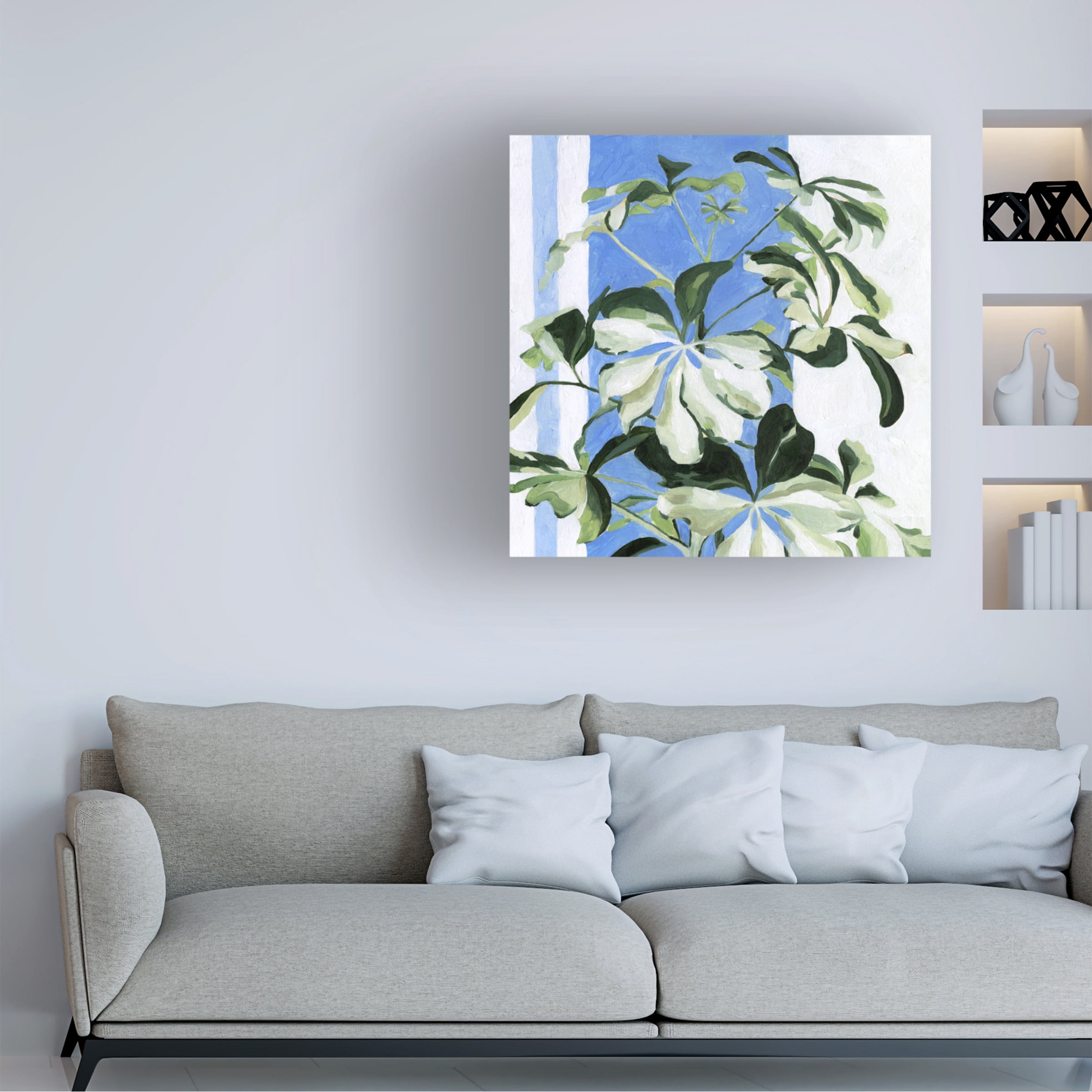 Emma Scarvey 'Indoor Plant II' Canvas Art