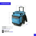thumbnail image 5 of Arctic Zone® Titan Deep Freeze® 60(50+10) Can/40 Quart Wheeled Cooler - Process Blue, 5 of 10