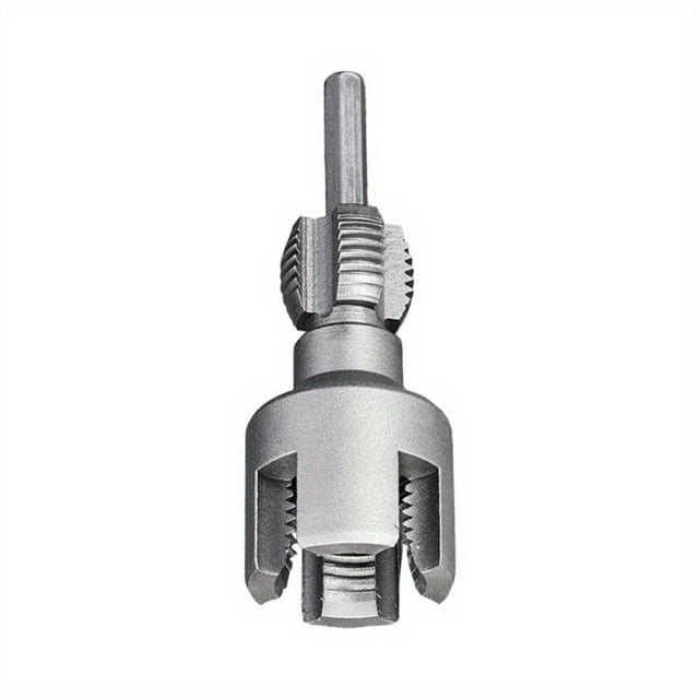 HLONK 1pc DN15 DN20 Pipe Threading Die - Manganese Steel Hex Shank Tool for 1/2” & 3/4” Pipes Dual Internal/External Threads Detachable Design Fit for PPR PVC MPP Pipes - Professional