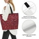 thumbnail image 3 of Fotbe Red Glitter Bolsa Tote Estética de Lona con Estampado para Mujer - Bolsa Reutilizable de Hombro Casual para Vacaciones, Compras, Trabajo y Gimnasio, 3 of 8