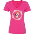 thumbnail image 3 of Inktastic Corgi Gifts for Dog Lovers Women's V-Neck T-Shirt, 3 of 5