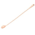 thumbnail image 2 of Cocktail Spoon, Tea Spoon Mixing Spoon Stainless Steel Cocktail Stirring Spoons  For Milk Tea Shops For Cafe For Bars For Restaurants Rose Gold, 2 of 8