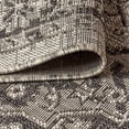 thumbnail image 6 of JONATHAN Y SANTA MONICA 9 x 12 Area Rug, Rozetta Boho Medallion Textured Weave - Gray/Black, SMB102D-9, 6 of 9