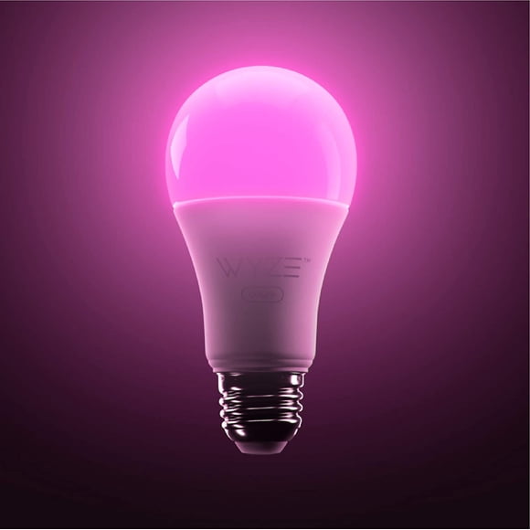 Wyze Bulb Color, paquete de 2, 16 millones de colores y blanco sintonizable con control de aplicaciones