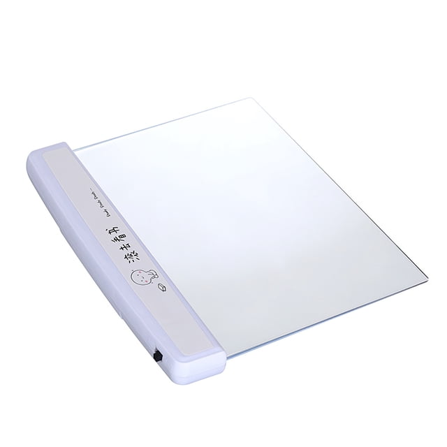 Lámpara De Lectura Led De Plexiglás De Plástico Alimentada Por Batería, Luz De Libro Plano Multifuncional Con Operación De Una Tecla Para La Noche De Noche En El Hogar Vogacara HA016913-00