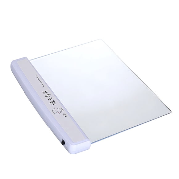 Lámpara De Lectura Led De Plexiglás De Plástico Alimentada Por Batería, Luz De Libro Plano Multifuncional Con Operación De Una Tecla Para La Noche De Noche En El Hogar Vogacara HA016913-00