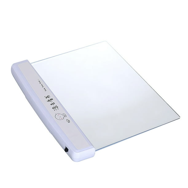 Lámpara De Lectura Led De Plexiglás De Plástico Alimentada Por Batería, Luz De Libro Plano Multifuncional Con Operación De Una Tecla Para La Noche De Noche En El Hogar Speravity HA016913-00