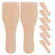 thumbnail image 1 of Espátula de madera natural de 8 piezas, pequeña espátula de madera para mantequilla y crema, utensilio de cocina, juego de espátula de madera para cocinar, espátula para pizza, 1 of 8