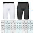 thumbnail image 5 of 1/2 Pack Boys Kids Youth Compression Legging Pants Tights Athletic Base Layer Under Shorts Gear for Running Basketball for 6-14 Years, 5 of 9