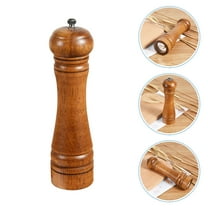 GARVALON 1Pc Refillable Stainless Steel Pepper Grinder for
