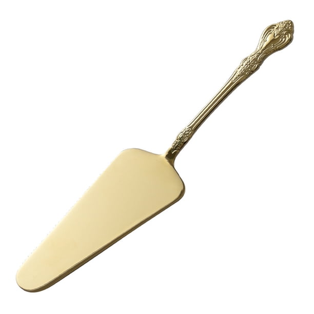 FELTECHELECTR 1 pala de acero inoxidable para pizza, queso, pastel, raspador, cortador de pastel y pala para carne.