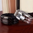 thumbnail image 2 of UDIYO Men Women Creative Stainless Steel LED Date Bracelet Watch Binary Wristwatch, 2 of 6