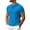 Blue-A-110522aa, variant on Men's Ice Silk Running Shirts Crew Neck Mens Shirts Short Sleeve Quick Dry Cooling Summer Mens Athletic Shirts Black XXL