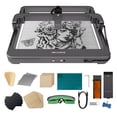 thumbnail image 1 of MR.CARVE Engraver Engraving Marker Infrared Module and 10W Blue Module Support Offline Work APP Control Compatible with WindowsAndroidIOS/ for Paper Bamboo Glass Acrylic Metal Material, 1 of 7