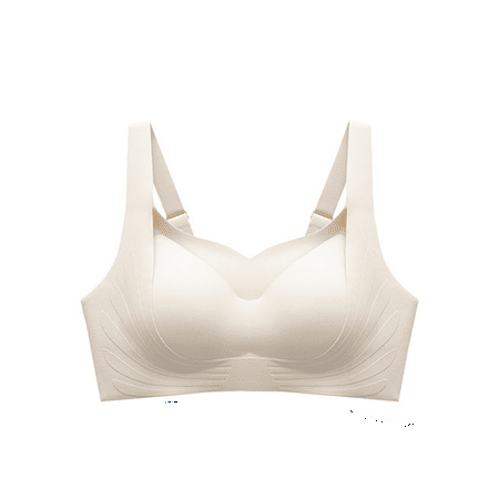 Clearance! Yunmei Minimizer Bras for Women Underwear Wide Straps Without Ring Gathered To Collect Side Breasts Large Size Tank Top Non Marking Bra Womens Underwear and Bras White M