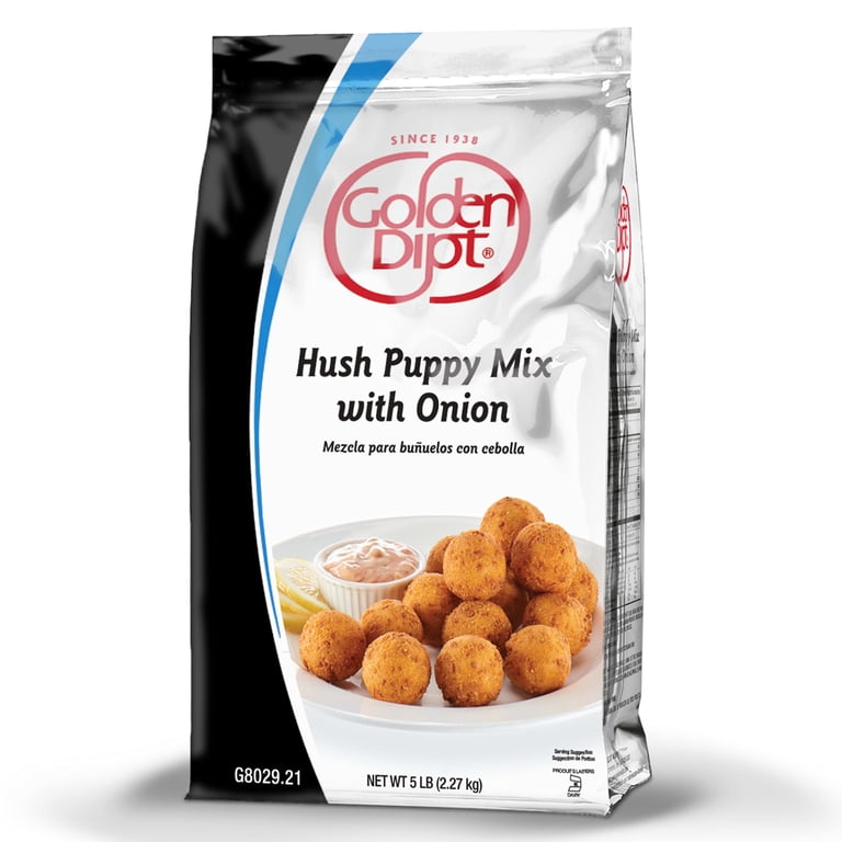 Golden Dipt Hush Puppy Mix with Onion, lb bag (Pack of