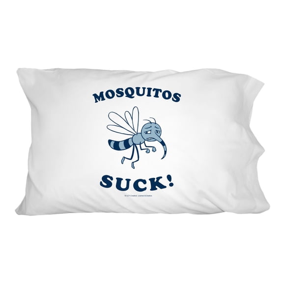 Mosquitos Suck Funny Humor Novelty Bedding Pillowcase