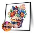 thumbnail image 3 of 5D DIY Con Forma Especial Parcial Pastel Del Día La Independencia 30x30cm, 3 of 8