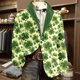 thumbnail image 1 of Ceisia Men's Corduroy Button-Up Party Coat with Pockets Stylish Casual Ceremonial Outerwear Gift, 1 of 8