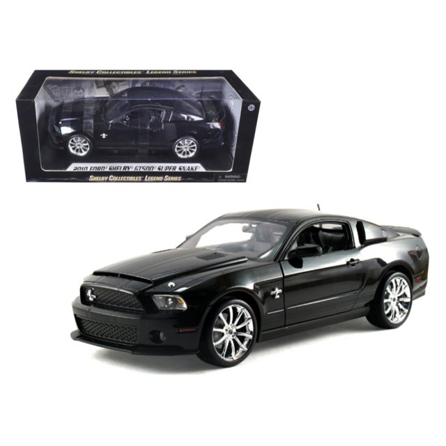 2010 Ford Shelby Mustang GT500 Super Snake Black 1/18 Diecast Model Car por Shelby Collectibles Shelby Collectibles SC344