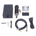 thumbnail image 2 of Kit De Motor De Husillo CNC De 500 W, AC220 V, Parada Automática, Bajo Nivel De Ruido, Refrigerado Por Aire, Velocidad Ajustable, Montaje De Abrazadera De 52 Mm, Kit De Motor De, 2 of 7