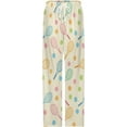 thumbnail image 3 of PRIYAL Mens PJ Pajama Pants Colorful Tennis Rackets Balls Bottoms Lounge Pants Sleepwear, 3 of 5