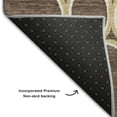 thumbnail image 6 of Dalyn Rugs Premium Machine Washable Mayfield AMF1041 Brown 2'3" x 7'6" Runner Rug, 6 of 6